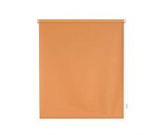 Blindecor Zeus | Estor Enrollable Sin Taladrar Easy Fix | Estor Tejido Opaco Liso | Color Naranja | 140 x 180 cm (Ancho por Alto) Tamaño de la Tela 137 x 175 cm | Estores para Ventanas