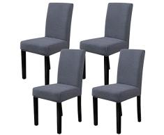 LiveGo - Funda elÃ¡stica Protectora para Silla de Comedor con Respaldo Alto, para decoraciÃ³n de Bodas, Banquetes o Fiestas
