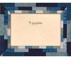Natalini MIRA BLUBA 20X25 Marco de Fotos con Soporte para Mesa, Tulipwood, Azul, 20 X 25 X 1,5