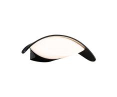 Paulmann 94765 LED Mesana IP44 12W 800lm 240x165mm Antracita Aluminio 3000K Resistente al Agua de mar, Aplique para Exteriores, 12 W