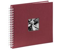 Hama Fine Art Cartón, Papel Burdeos álbum de Foto y Protector - Álbum de fotografía (Burdeos, Cartón, Papel, 50 Hojas, 10 x 15 cm, 1 Pieza(s), 280 mm)