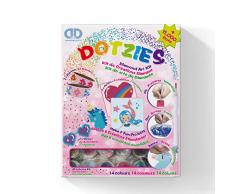Pracht Creatives Hobby Diamond Dotzies Art Kit, set creativo con diamantes para niños a partir de 8 años, para crear 2 pulseras, 2 imágenes y 2 pegatinas