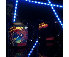 Blade Representaciones Taza termosensible, Cerámica, Negra, 11x9x9 cm