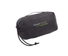 Cocoon Almohada de Viaje de Microfibra (Negro, 11 Pulgadas x 15.5 Pulgadas)