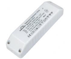 Transmedia ET-150 - Transformador eléctrico (halógeno, 230 V a 12 V, 50-150 W con protección de sobrecarga y control de temperatura)