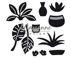 Marianne Design craftables Plantillas de Corte y Embossing,marleens verdor, para proyectos de Manualidades de Papel, Metal, 0