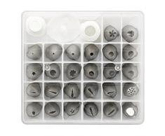 Decora 0263380 Kit 26 BOQUILLAS 2 ADAPTATORES E Soporte con Caja ORGANIZADORA