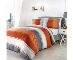 Fusion - Juego de funda nórdica (52% poliéster, 48% algodón), Multicolor (especia)