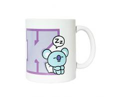 Grupo Erik TAZ032 Taza de desayuno Koya BT21, CerÃ¡mica