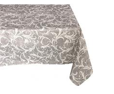 Textiles el Cid Túnez Mantel Resinado Antimanchas Algodón-Poliéster, Gris 35x35x1.70 cm