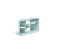 Steinel Soporte de pared para foco LED XLED Home 2, color plateado, accesorios para fijaciÃ³n en esquina interior y exterior