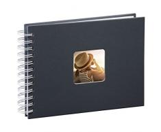 Hama Fine Art Álbum de Fotos con Espiral, Papel, Gris, 10 x 15 cm