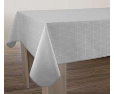 Le linge de Jules Geo - Mantel Antimanchas (Rectangular, 160 x 250 cm), Color Gris