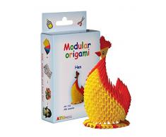 Origami Modular, Juego de 296 Piezas de Papel, gallina pequeÃ±a