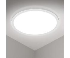 Plafon Led Techo, Ã295mm 18w 1600lm Plafon Led Techo Redondo, IP44 Impermeable, 18w Equivale a 150w Plafones Para Techo Led, 3000k Blanco CÃ¡lido LÃ¡mpara De Techo Para BaÃ±o, Cocina, Dormitorio, Salon