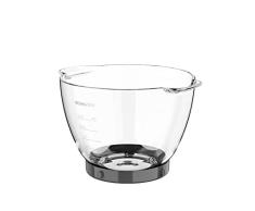 Kenwood Cuenco de cristal KAB30.000CL, accesorio para robot de cocina Titanium Chef Baker y Titanium Chef Baker Patissier XL de 4,6 litros de capacidad, apto para lavavajillas, cristal