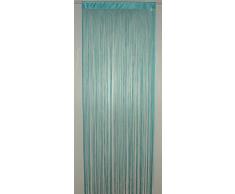 Homemaison HM69807868 - Cortina de Hilos, Color Turquesa