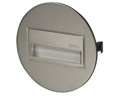 Zamel Ledix - Aplique de pared LED, metal, acero