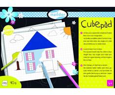 Clairefontaine Maildor Almohadillas de Aprender a Dibujar Bloc de Cubo, Liso