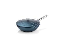 Westinghouse Performance Series (WCCW0095028BL) - SartÃ©n wok con tapa (28 cm, apta para inducciÃ³n, todo tipo de cocinas y hornos, mango de acero inoxidable, color azul