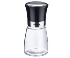 Westmark Vaso para azÃºcar glas, con tapa aromatizante, capacidad: 190 ml, vidrio/acero inoxidable/plÃ¡stico, negro, transparente/negro/plateado, 69512260