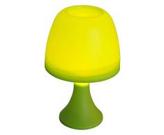 homea 5ecl193vc lámpara de mesa en De Pila plástico amarillo