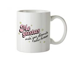 Planeta Gifts Taza San ValentÃ­n La Vecina Rubia, CerÃ¡mica, Blanco, 8x10x10 cm