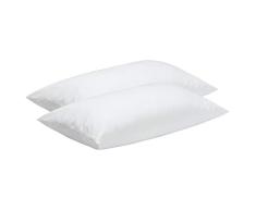 Pikolin Home Pack 2 Almohadas de Fibra Antiácaros, Hipoalergénicas, Transpirables, Firmeza Baja, para Dormir Boca Abajo, Varias Medidas