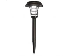 AKTIVE 61564, Baliza de jardÃ­n solares Led Antimosquitos 2 en 1, Luz Mata Mosquitos, Estaca Solar led, Luz Continua Entre 6 y 8 Horas, Impermeable, farolas estacas solares, Luces solares led Exterior