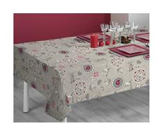 SABANALIA - Mantel de Tela Antimanchas Vintage (Disponible en Varias Medidas) - 140 x 250