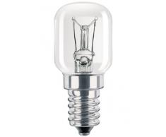 Philips 03851750 Lámpara, 15W, T25, E14, 230-240V, E, 2,5 cm, Plata Transparente