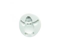 SLK082 - Molde de Silicona para Pasta de azúcar Pato, Color Blanco