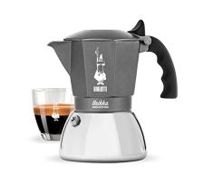 Bialetti Cafetera de inducciÃ³n Brikka, 4 tazas (160 ml), espresso estilo bar, apta para todo tipo de estufas, diseÃ±o elegante