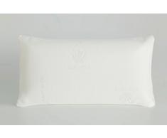 Oasis 5885 - Almohada viscoelástica, aloe vera, 135 cm, color blanco
