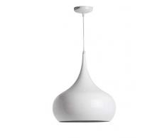 Lussiol 250452 - Lámpara de techo (metal, 60 W, 42 x 44,5 cm), color blanco