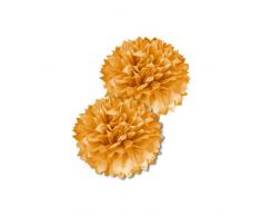 Skylantern Original 1516 - Lote de 2 pompones de papel (30Â cm), color naranja