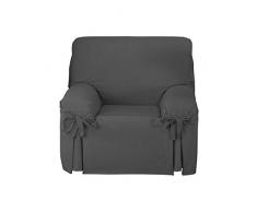 Martina Home Funda de sofá Lazos Turia 1 Plaza Antracita