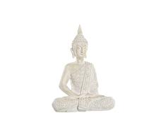 DKD Home Decor Figura Decorativa de la Marca Buda Blanco Resina (30 x 17 x 41 cm) (Referencia: S3016969)