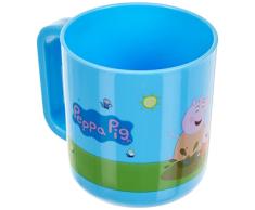 Fun House 005174 Peppa Pig Taza infantil Polipropilene, Azul, 10,5 x 8,2 x 8,7 cm