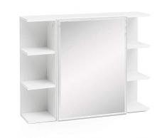 Wohnling WL5.754 - Armario de Pared (Madera, 80 x 64,5 x 20 cm), Color Blanco