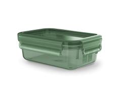 Emsa Clip&Close Eco 0,55 L - HermÃ©tico PlÃ¡stico Rectangular 0,55L, higiÃ©nico, no olores ni sabores, certificaciÃ³n oficial ISCC, 85% polipropileno eco, apto lavavajillas, hecho en Alemania