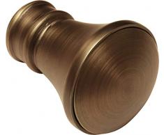 Gardinia - Barras de Cortina (25 mm, Aluminio), Color Bronce