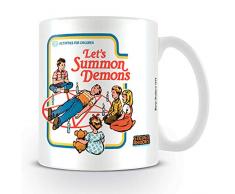 Steven Rhodes MG25680 Taza de desayuno Summon Demons, 11 Fluid_Ounces, cerÃ¡mica
