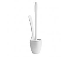 Koziol Mary Loo Soporte y - Escobilla (Soporte y escobilla de Inodoro, Blanco, 219 mm, 104 mm, 428 mm, 1 Pieza(s))