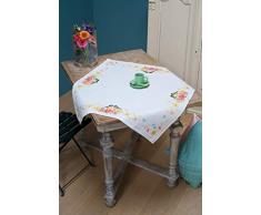 Vervaco Aida Mantel Meisen, Cruz Techo, algodón, 80 x 80 x 0,3 cm