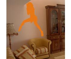 INDIGOS UG Vinilo Decorativo para Pared, Naranja, 96x8x72 cm