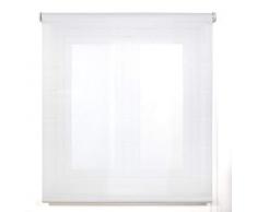 Blindecor Belmont estor enrollable tejido translúcido brillante - Blanco, 80 x 270 cm (Ancho por Alto). Tamaño de la Tela 77 x 265 cm. Estores para ventanas