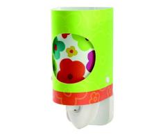 Dalber 10602 - Luz nocturna para habitación infantil, diseño de flores