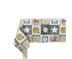 B&C fabrics Mantel Navidad NAF NAF - Mantel Navideño Rustic Xmas (150x200 cm)