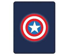 Marvel Avengers - Manta Polar (120 x 150 cm), diseÃ±o de CapitÃ¡n AmÃ©rica